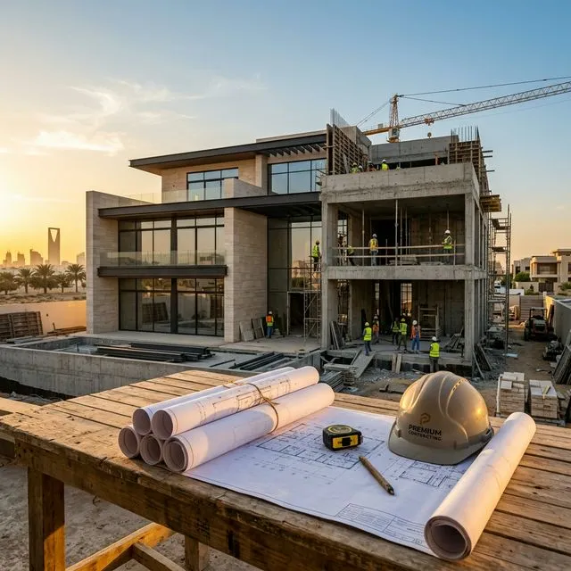 دليلك الشامل لبناء بيت العمر بالرياض: كيف تختار أفضل شركة مقاولات؟